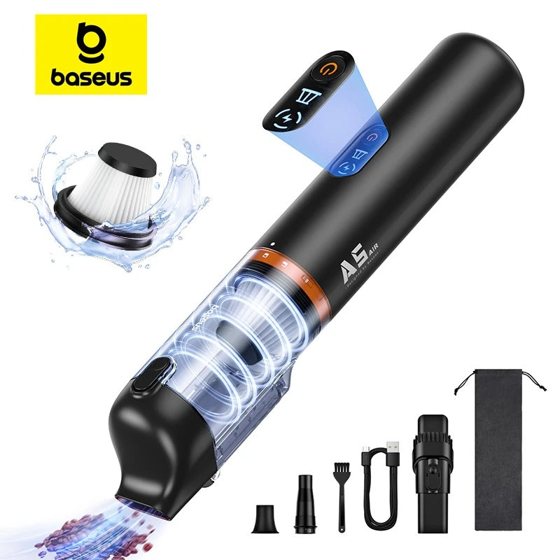 Baseus A5 Air Cordless Car Vacuum Cleaner | 12000PA Strong Suction | Handheld
