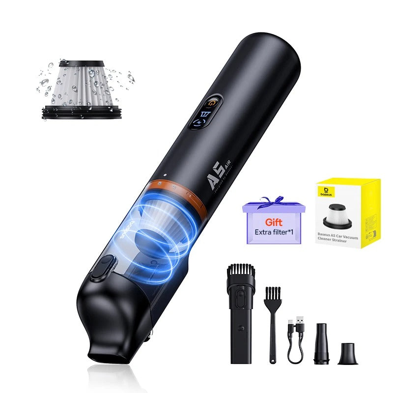 Baseus A5 Air Cordless Car Vacuum Cleaner | 12000PA Strong Suction | Handheld